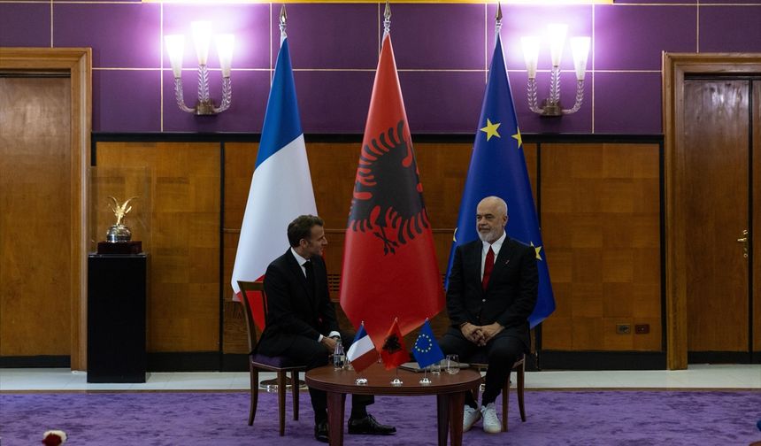 Fransa Cumhurbaşkanı Macron: "Arnavutluk'un yeri Avrupa Birliği'ndedir"