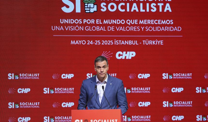 İspanya Başbakanı Sanchez, Sosyalist Enternasyonal Konsey Toplantısı'nda konuştu: