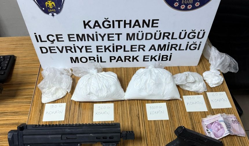 Kağıthane'de uyuşturucu ticareti yapan zanlı tutuklandı
