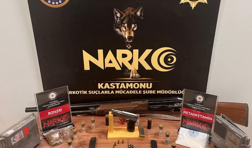 Kastamonu'da düzenlenen uyuşturucu operasyonunda 1 kişi tutuklandı