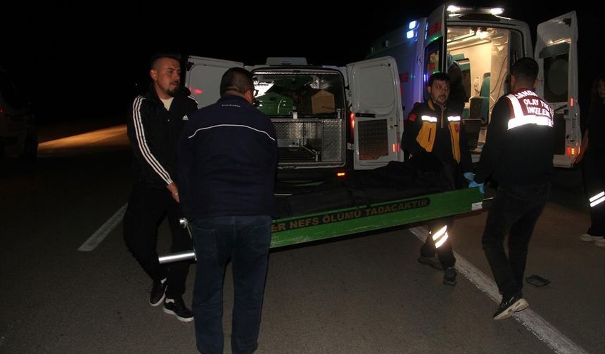 Konya'da cipin çarptığı yaya öldü