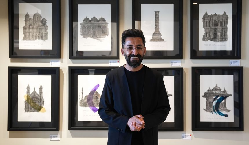 Ressam Kenan Işık'ın "Zamanın Aralığında" resim sergisi Başkentte açıldı