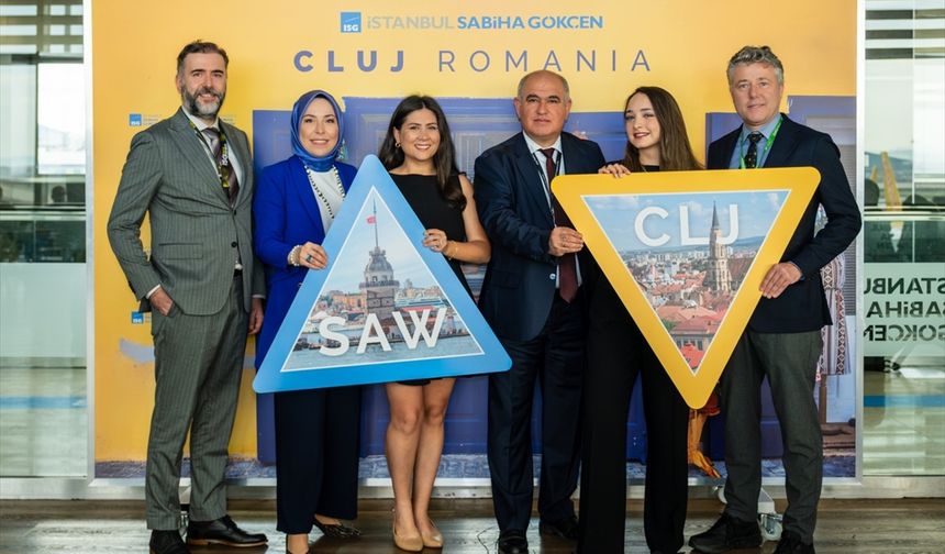 Sabiha Gökçen'den Kaloşvar'a direkt uçuşlar başladı
