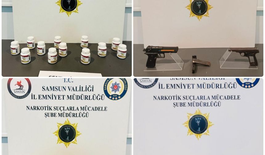 Samsun'da uyuşturucu operasyonunda 7 şüpheli yakalandı