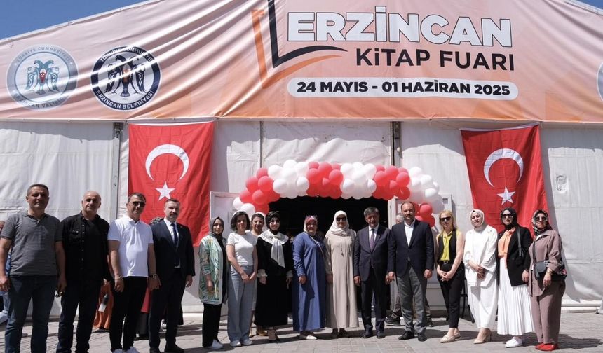 Erzincan Kitap Fuarı kitapseverlere kapılarını açtı