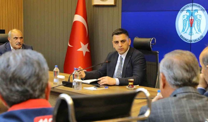 Erzincan’da Afetlere Müdahale Koordinasyon Toplantısı düzenlendi