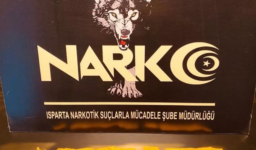 Isparta’da bin 256 kullanımlık sentetik kannabinoid ele geçirildi