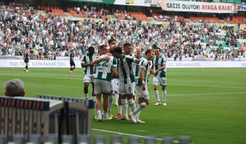 Konyaspor 17 yıl sonra üst üste 6. kez üst üstte sahasında galip
