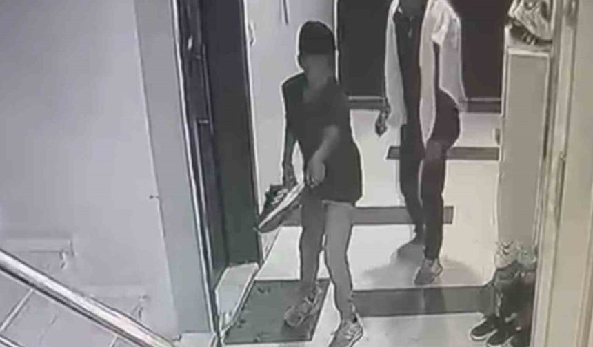 Tekirdağ’da çocuk hırsızlar zıplayarak kaçtı