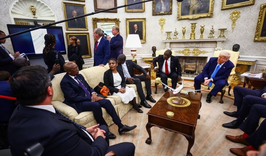 Trump, Güney Afrika Devlet Başkanı Ramaphosa ile görüştü