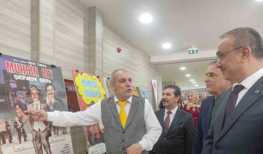 "Yeşilçam Film Afişleri" sergisi Tekirdağ’da açıldı