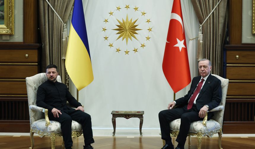 Cumhurbaşkanı Erdoğan, Ukrayna Devlet Başkanı Zelenskiy ile bir araya geldi