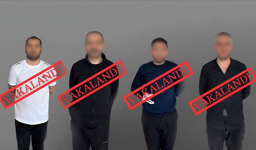 Kırmızı bültenle aranan 4 şüpheli Gürcistan'da yakalanarak Türkiye'ye getirildi