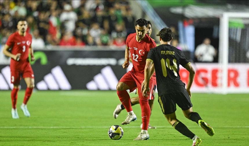A Milli Futbol Takımı, hazırlık maçında Meksika'ya 1-0 mağlup oldu