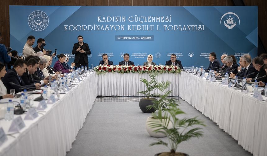 Bakan Göktaş, Kadının Güçlenmesi Koordinasyon Kurulu 1. Toplantısı'nda konuştu: