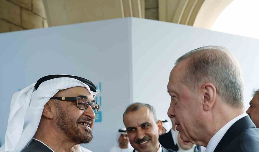 Cumhurbaşkanı Erdoğan, Birleşik Arap Emirlikleri  Devlet Başkanı Al Nahyan ile görüştü