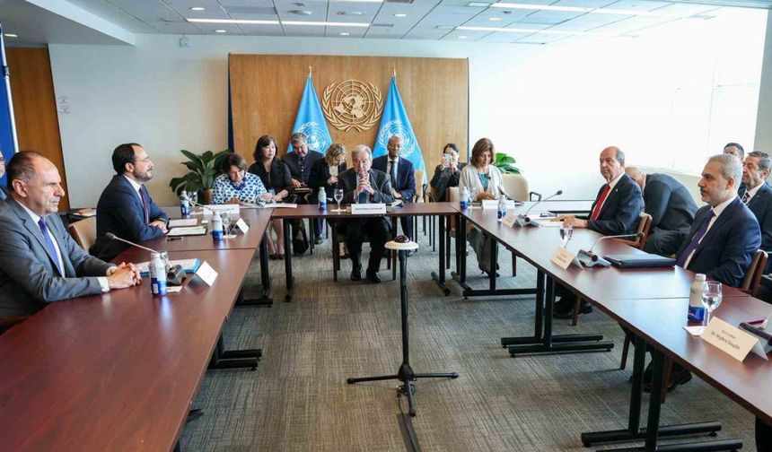 Dışişleri Bakanı Fidan, BM ile Kıbrıs Konulu Genişletilmiş Formatlı Gayrıresmi Toplantısı’na katıldı