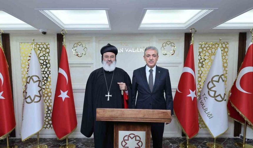 Antakya Süryani Ortodoks Kilisesinden Mardin Valiliğine ziyaret