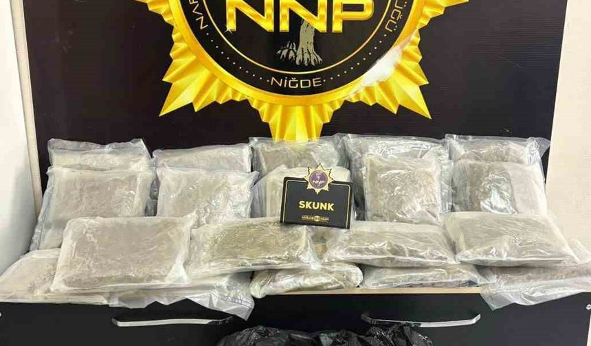 Niğde’de 10 kilo uyuşturucu ele geçirildi