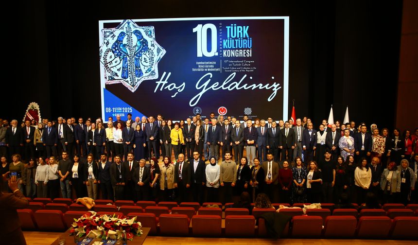 Ankara'da '10. Uluslararası Türk Kültürü Kongresi' başladı