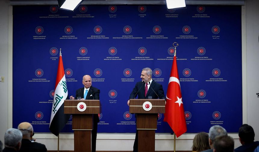 Dışişleri Bakanı Fidan, Irak Dışişleri Bakanı Hüseyin ile ortak basın toplantısında konuştu: