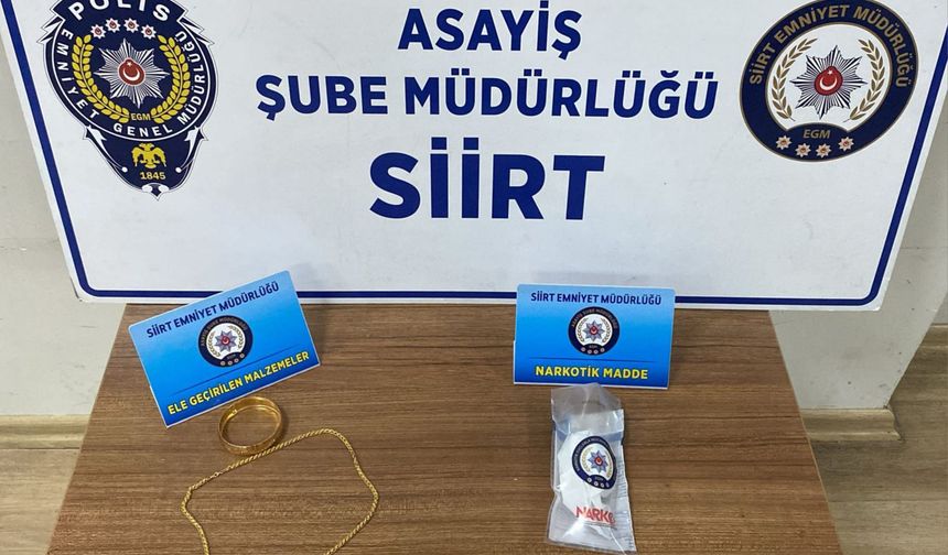 Siirt'te kuyumcuya sahte altın sattığı gerekçesiyle yakalanan şüpheli tutuklandı