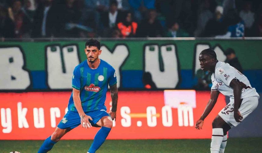 Trendyol Süper Lig: Çaykur Rizespor: 1 - Trabzonspor: 2 (Maç sonucu)