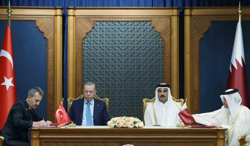 Türkiye ile Katar arasında ortak bildiri ve anlaşmalar imzalandı