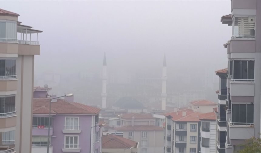 Amasya'da sis etkili oldu