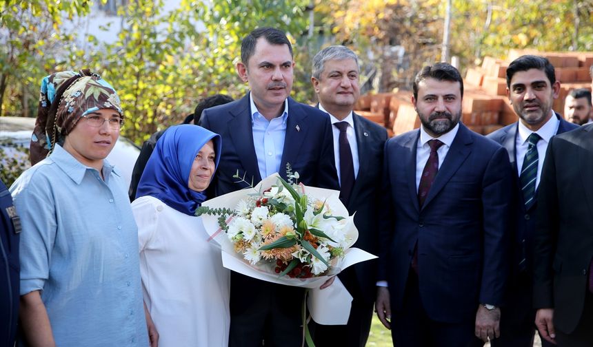 Bakan Kurum, Karabük'te afet konutları temel atma töreninde konuştu: