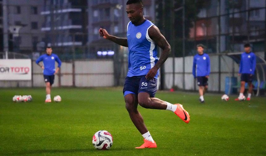 Çaykur Rizespor'da Zecorner Kayserispor maçının hazırlıkları başladı
