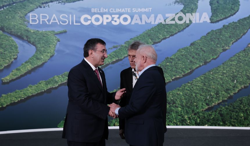 Cumhurbaşkanı Yardımcısı Yılmaz, Brezilya Devlet Başkanı Lula da Silva ile bir araya geldi