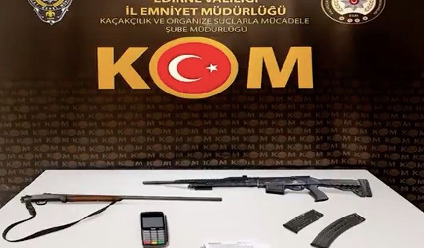 Edirne'de tefecilik operasyonunda gözaltına alınan 3 şüpheliden 1'i tutuklandı