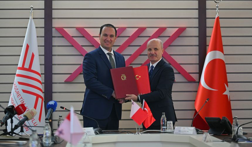 Türkiye ile Malta yükseköğretim alanında işbirliği yapacak