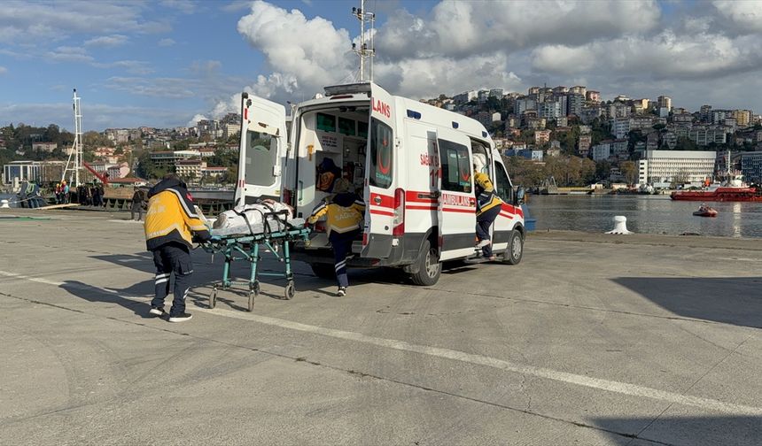 Zonguldak'ta gemi kazası tatbikatı düzenlendi