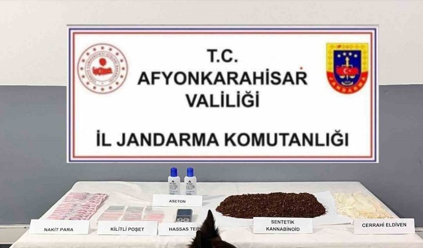 Aseton ve tütünle uyuşturucu yapan 2 kişi tutuklandı