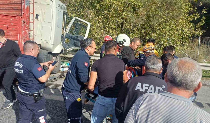 Aydın’da trafik kazası: 1 yaralı