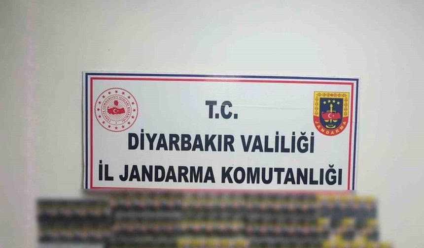 Diyarbakır’da kaçakçılık operasyonları: 10 bin dolu makaron, 3 bin paket sigara ele geçirildi