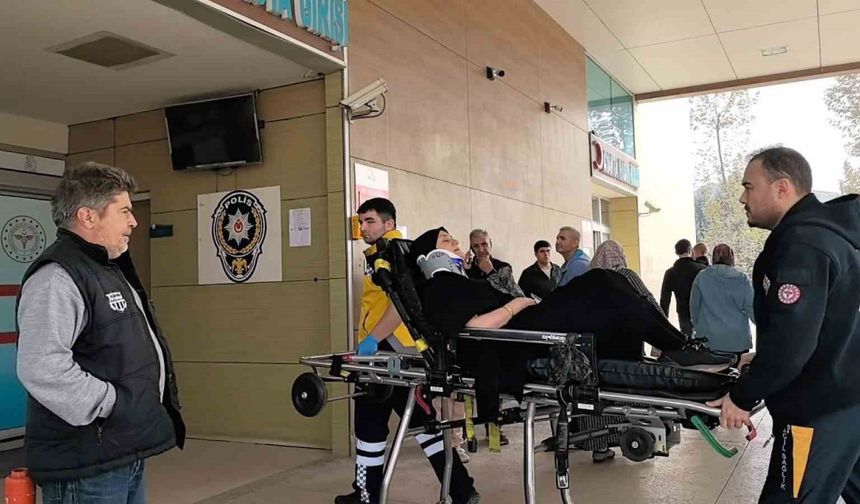 Eşine otomobil kullanmayı öğretirken şarampole uçtular