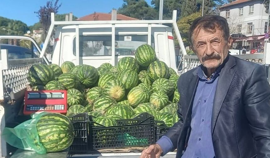 Kasım ayı geldi, karpuz tezgahtan inmedi