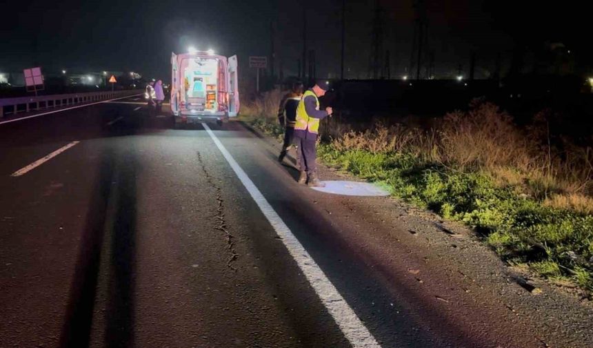 Kırklareli’de aracın çarpması ile metrelerce uzağa savrulan şahıs hayatını kaybetti