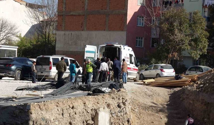 Malatya’da şantiyede iş kazası: 1 yaralı