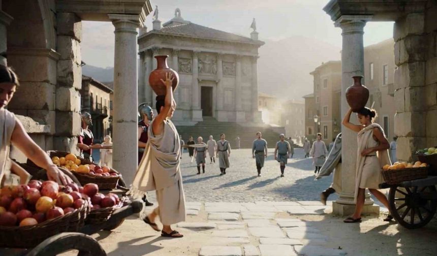 Pompeiopolis Antik Kenti’nde 2 bin yıllık tarih yapay zekayla canlandı