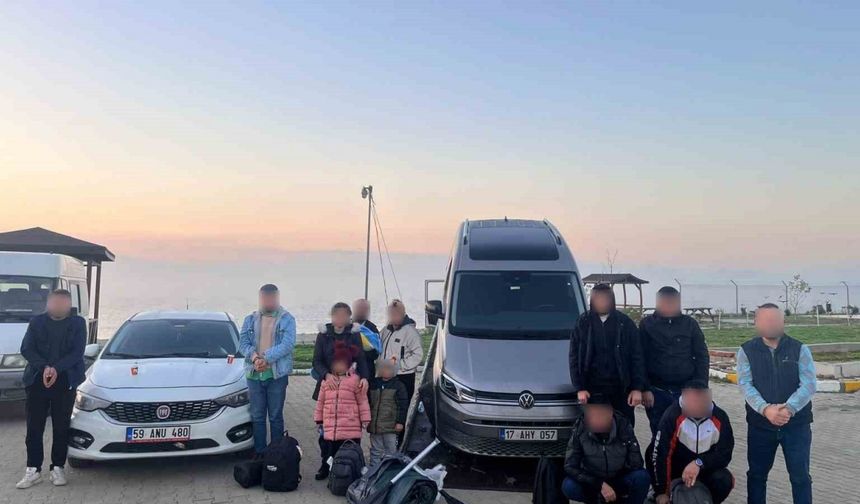 Tekirdağ’da 20 düzensiz göçmen yakalandı
