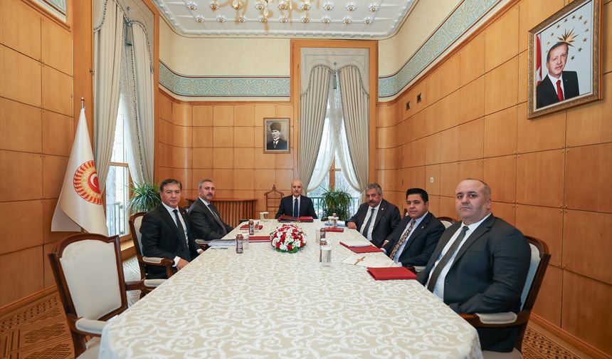 TBMM Başkanı Kurtulmuş'tan Milli Dayanışma, Kardeşlik ve Demokrasi Komisyonu görüşmesi