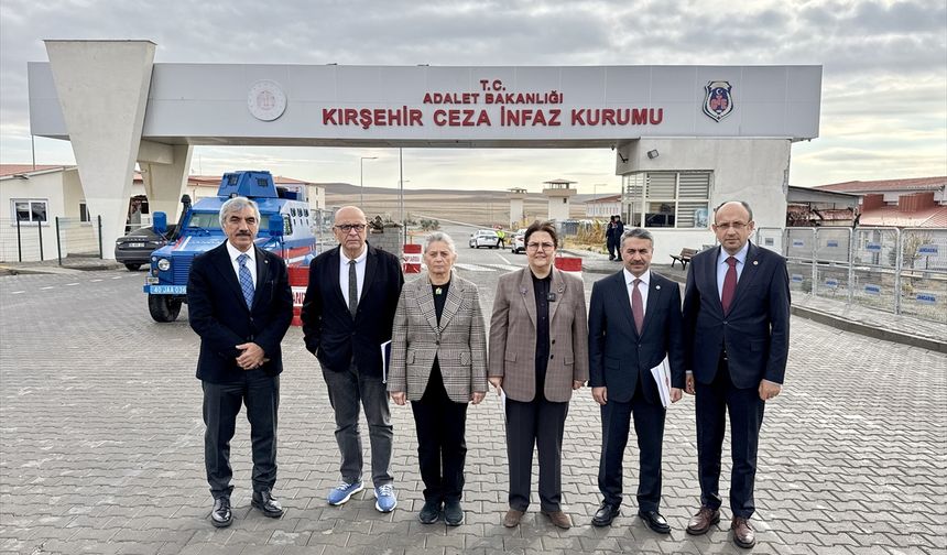 TBMM İnsan Hakları İnceleme Komisyonu heyeti Kırşehir'de cezaevlerini inceledi