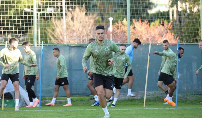 Alanyaspor, Kayserispor maçı hazırlıklarını tamamladı