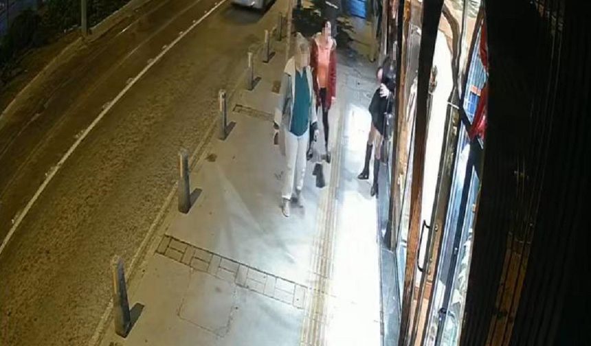 Alkollü trans birey, başıyla vurduğu iş yeri vitrin camını kırdı