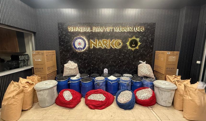 Bakan Yerlikaya: İstanbul ve İzmir’deki uyuşturucu operasyonlarında 6 milyon 958 bin adet uyuşturucu hap ele geçirdik