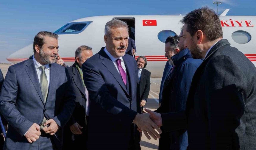 Dışişleri Bakanı Fidan, Şam’da